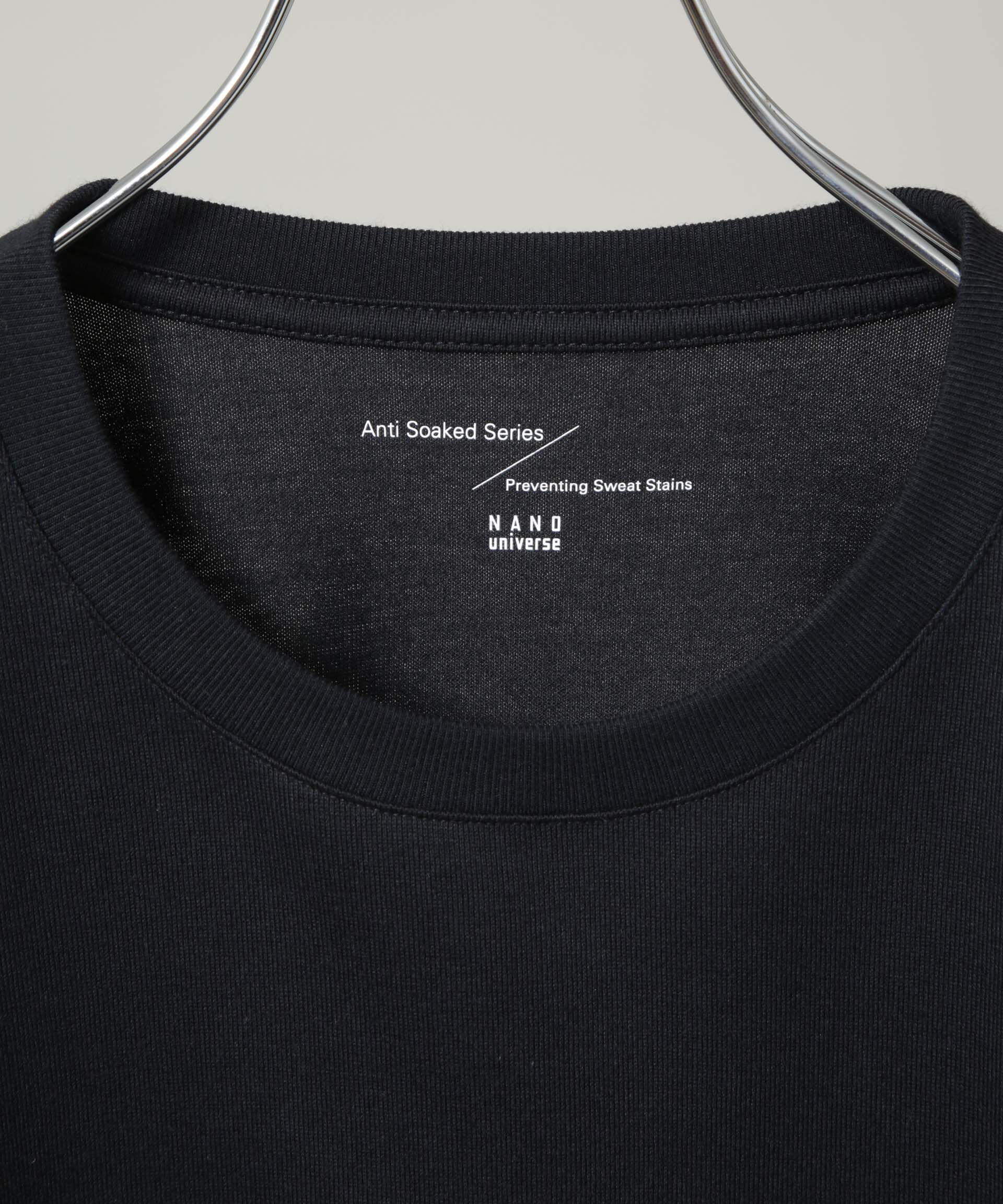 NANO universe「Anti Soaked(R)汗染み防止 クルーネックTシャツ 長袖」|Tシャツ・カットソー|