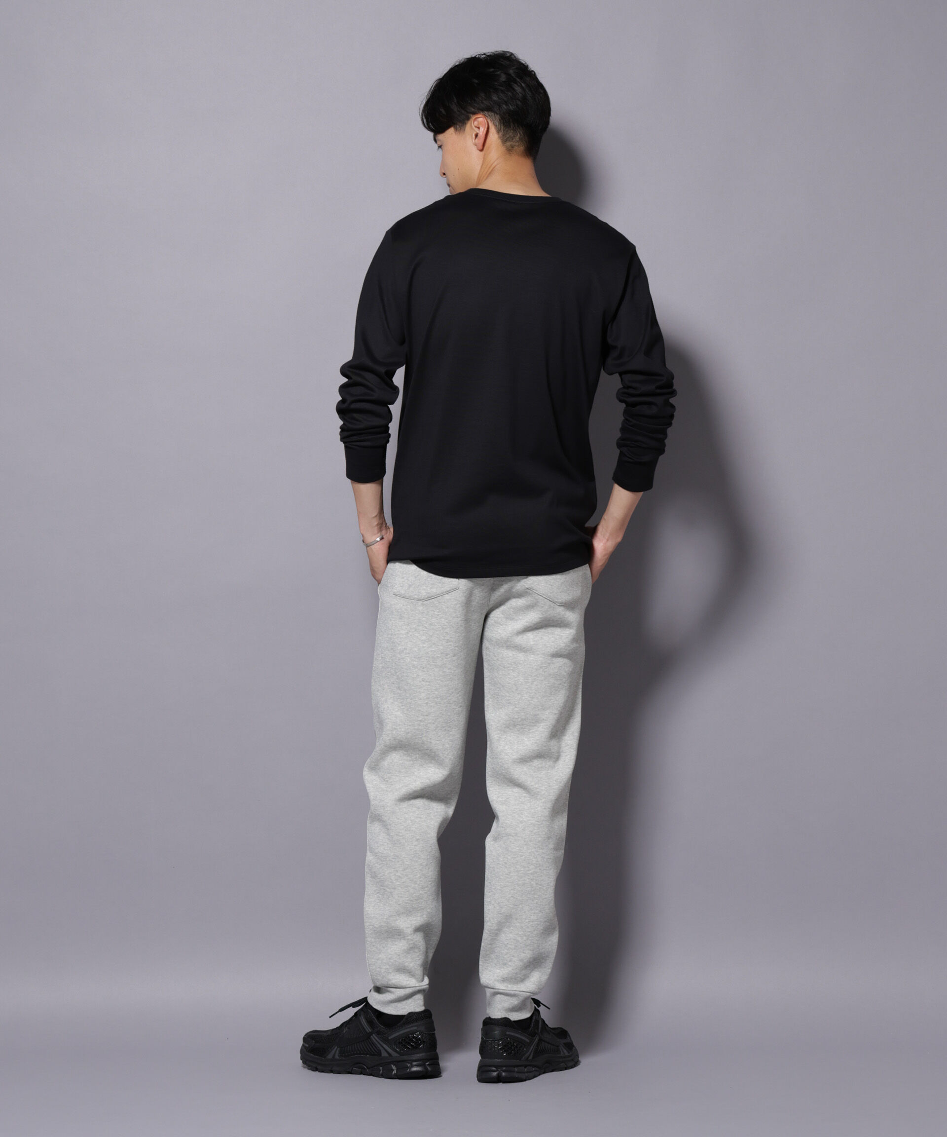NANO universe「Anti Soaked(R)汗染み防止 クルーネックTシャツ 長袖」|Tシャツ・カットソー|