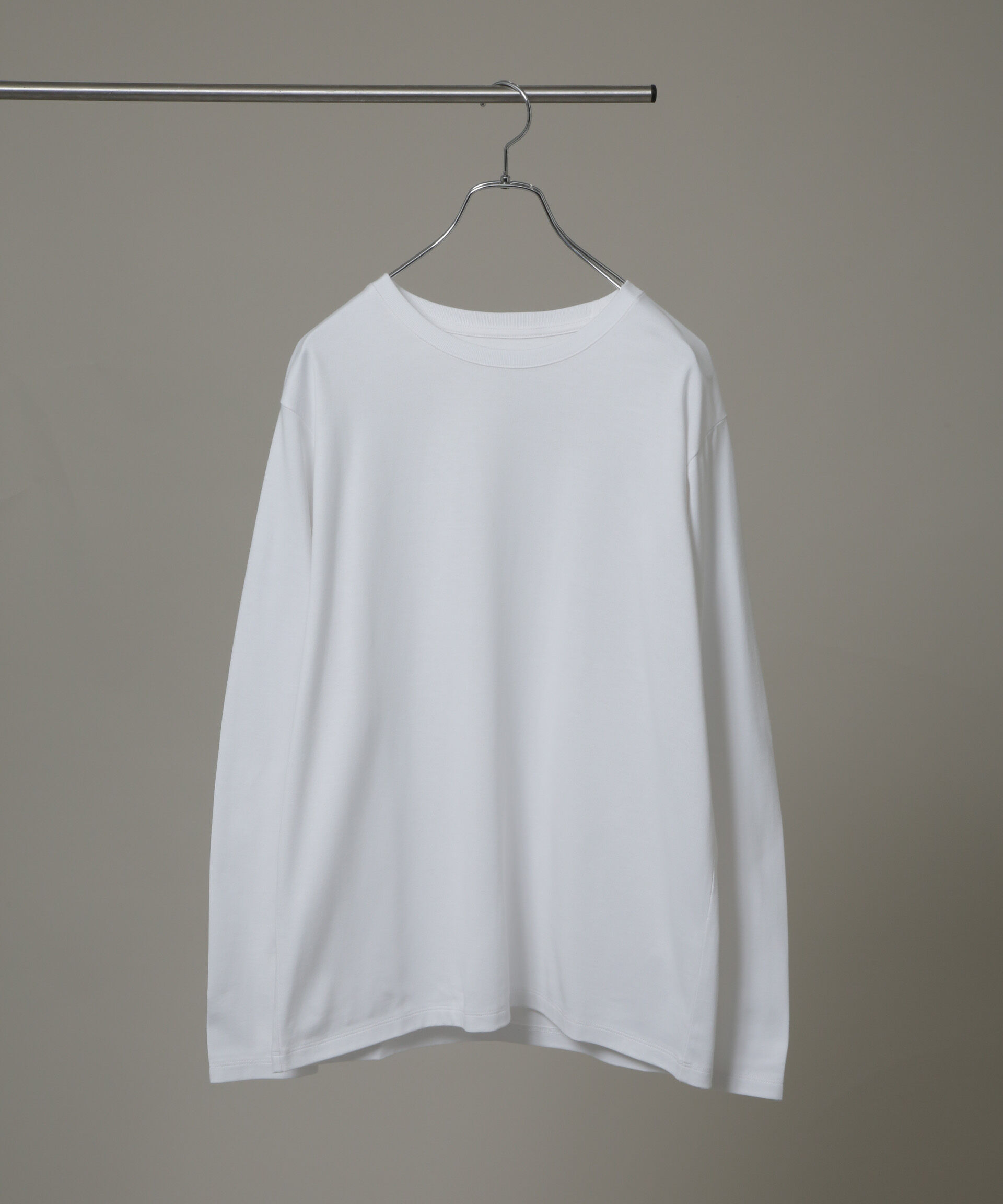 NANO universe「Anti Soaked(R)汗染み防止 クルーネックTシャツ 長袖」|Tシャツ・カットソー|