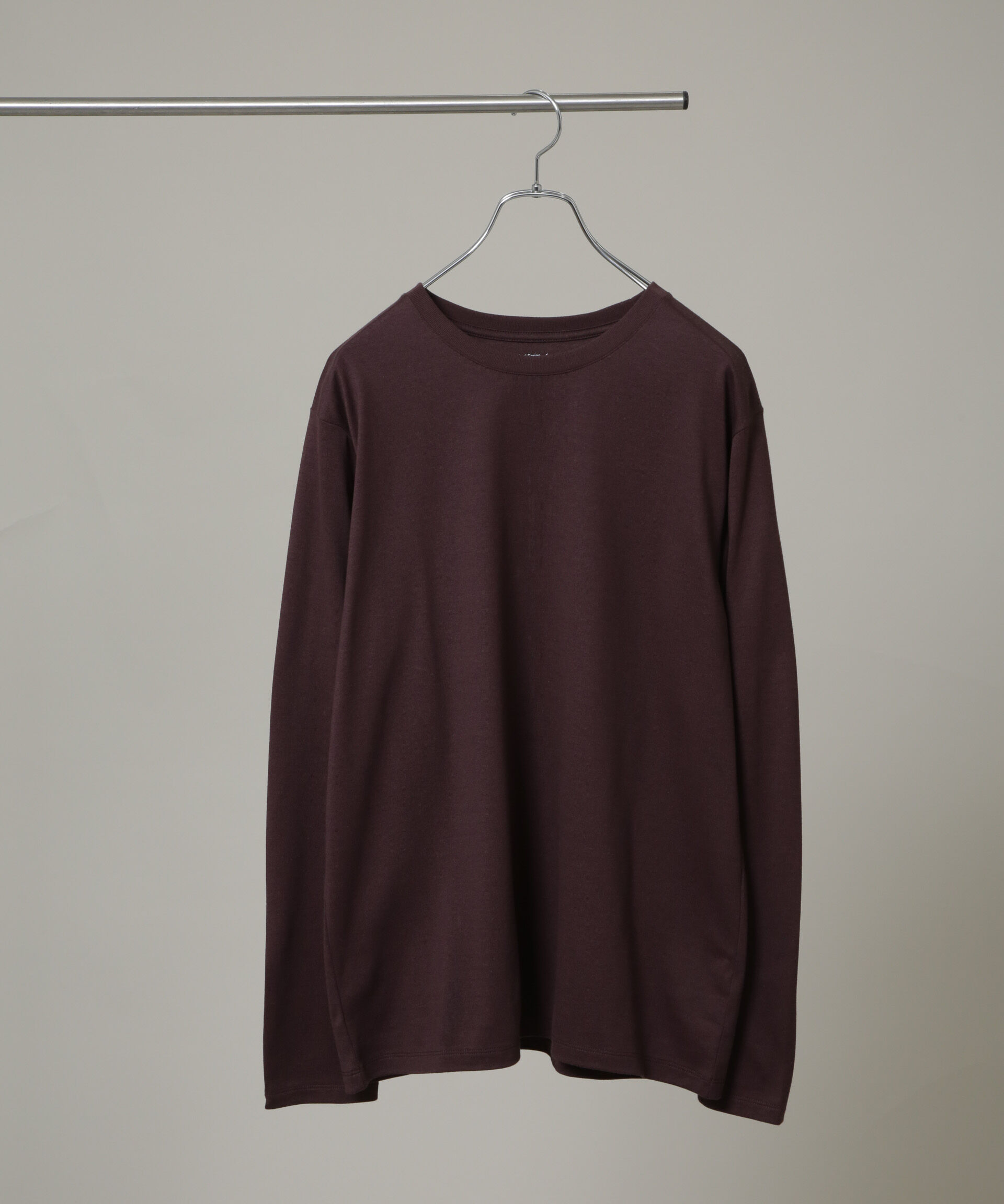 NANO universe「Anti Soaked(R)汗染み防止 クルーネックTシャツ 長袖」|Tシャツ・カットソー|