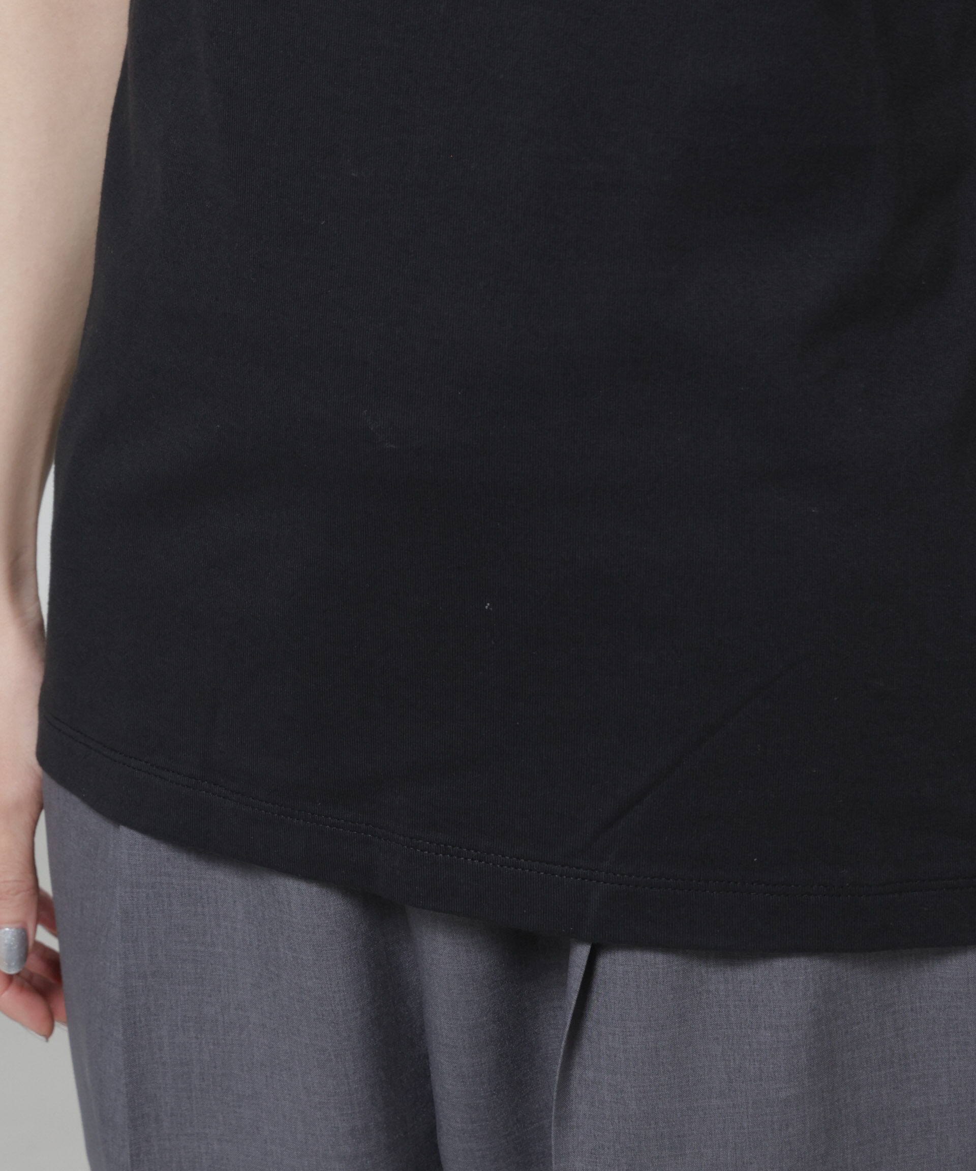 NANO universe「〈追加〉Anti Soaked(R) 汗染み防止ボートネックTシャツ」|Tシャツ・カットソー|