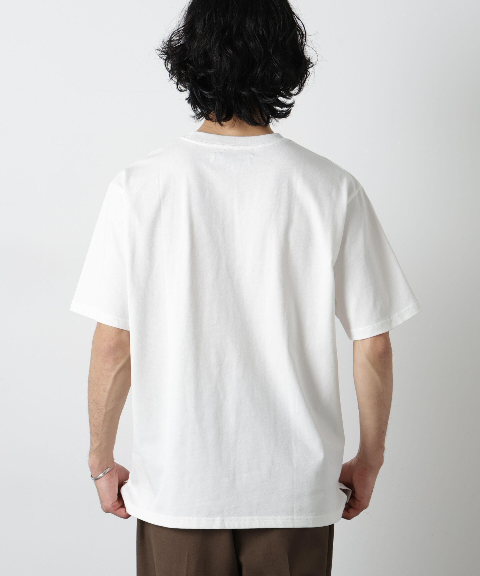 nano･universe「ナノベアTシャツ 半袖(落花生)」|Tシャツ・カットソー|