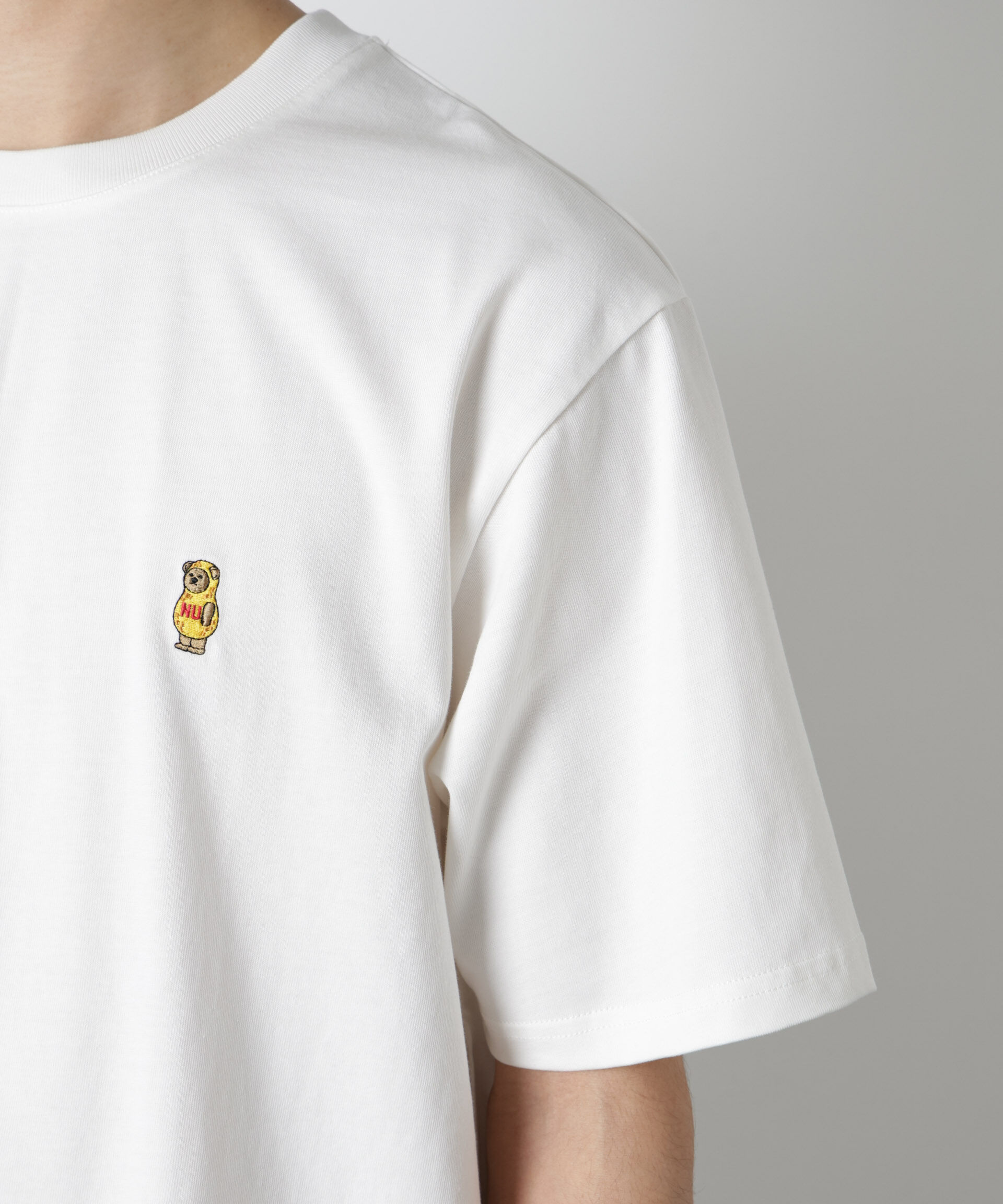 nano･universe「ナノベアTシャツ 半袖(落花生)」|Tシャツ・カットソー|