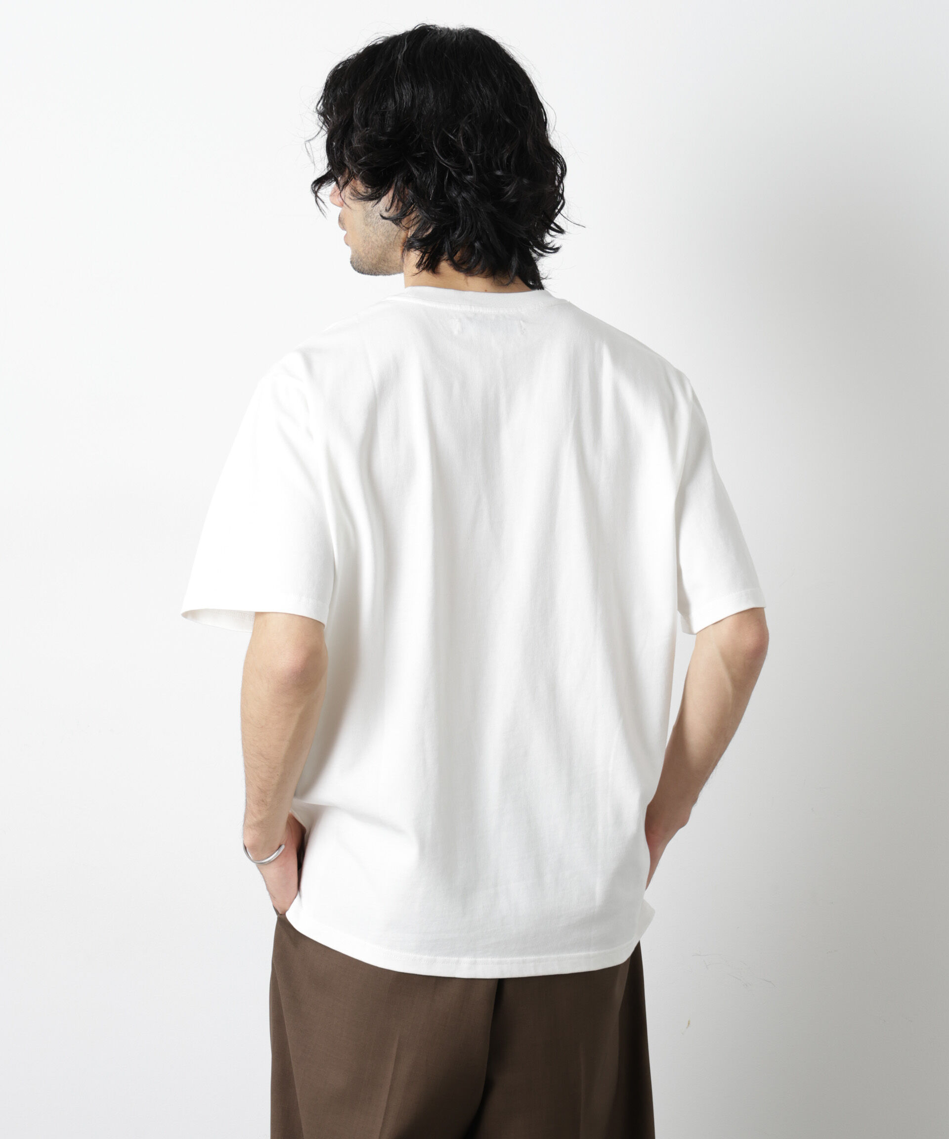 nano･universe「ナノベアTシャツ 半袖(落花生)」|Tシャツ・カットソー|