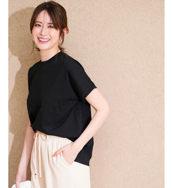 ANY SIS「【美ライン大人T】半袖 Tシャツ」|Tシャツ・カットソー|