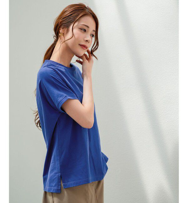 ANY SIS「【美ライン大人T】半袖 Tシャツ」|Tシャツ・カットソー|
