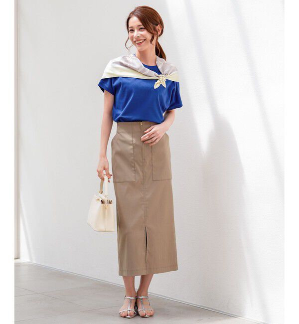 ANY SIS「【美ライン大人T】半袖 Tシャツ」|Tシャツ・カットソー|