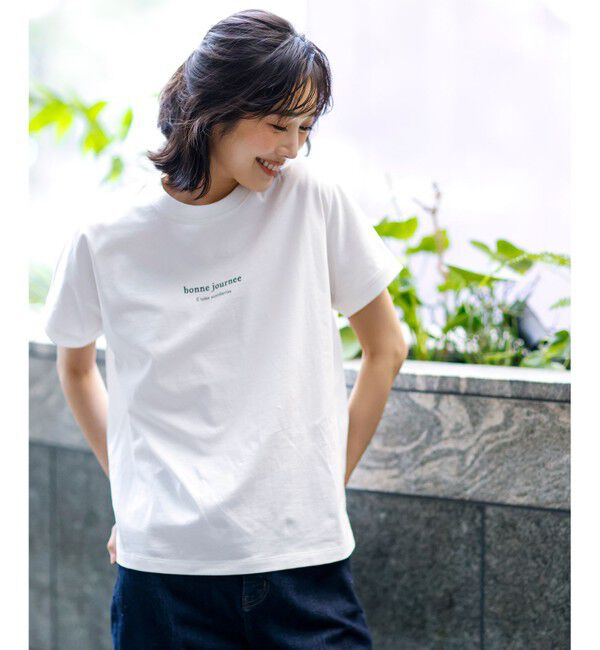 ANY SIS「【美ライン大人T】半袖 Tシャツ」|Tシャツ・カットソー|