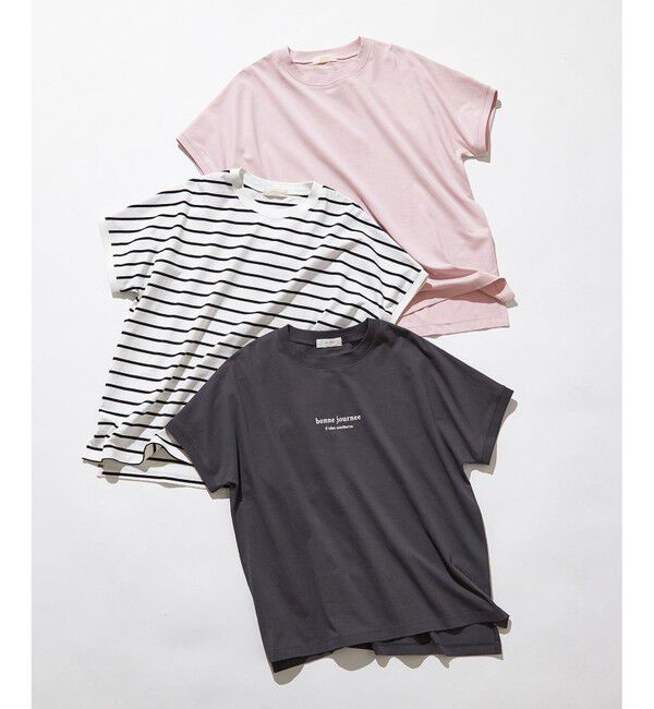 ANY SIS「【美ライン大人T】半袖 Tシャツ」|Tシャツ・カットソー|