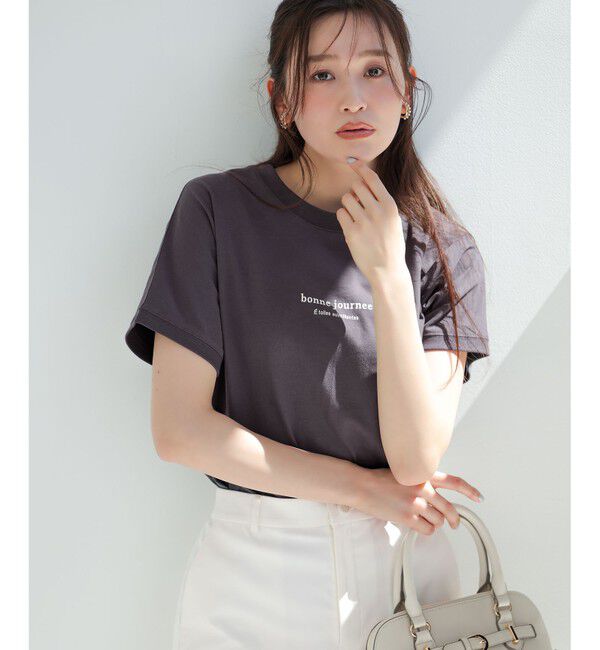 ANY SIS「【美ライン大人T】半袖 Tシャツ」|Tシャツ・カットソー|