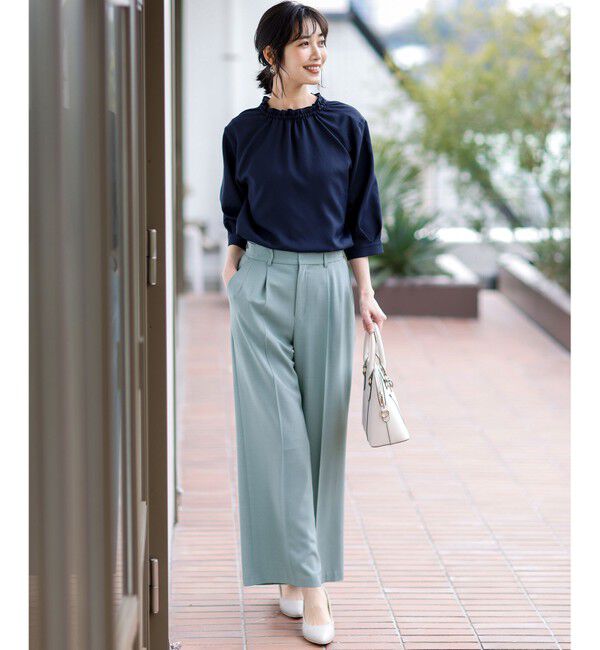 ANY SIS「【ウエストサイズ調整可】アーバンクールタッチ パンツ」|その他|