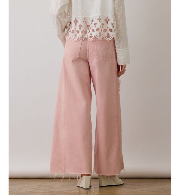 GRACE CONTINENTAL「フリンジバギーパンツ」|その他|