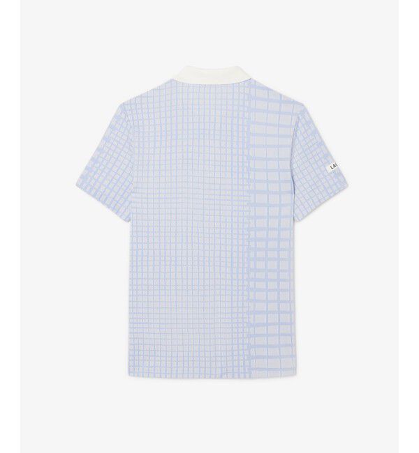 LACOSTE「『ダニール・メドベージェフ』オールオーバーラケットプリントドライポロシャツ」|ポロシャツ|