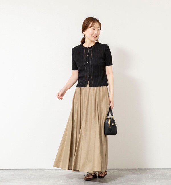 NOLLEY'S sophi「【WALANCE/ワランス】paper rib knit 2way tops」|カーディガン|