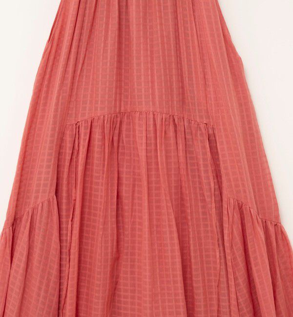 NOLLEY'S sophi「【WALANCE/ワランス】natural dye sheer cotton check gather dress」|ワンピース|