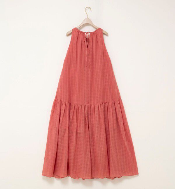 NOLLEY'S sophi「【WALANCE/ワランス】natural dye sheer cotton check gather dress」|ワンピース|
