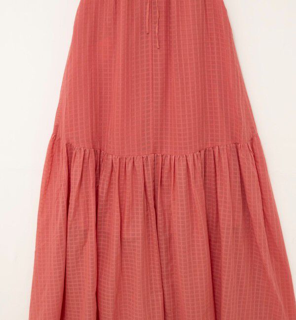 NOLLEY'S sophi「【WALANCE/ワランス】natural dye sheer cotton check gather dress」|ワンピース|