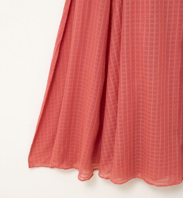 NOLLEY'S sophi「【WALANCE/ワランス】natural dye sheer cotton check flare スカート」|スカート|