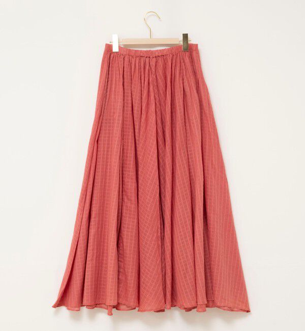 NOLLEY'S sophi「【WALANCE/ワランス】natural dye sheer cotton check flare スカート」|スカート|