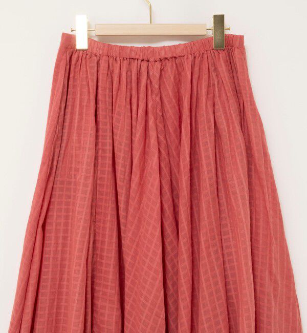 NOLLEY'S sophi「【WALANCE/ワランス】natural dye sheer cotton check flare スカート」|スカート|