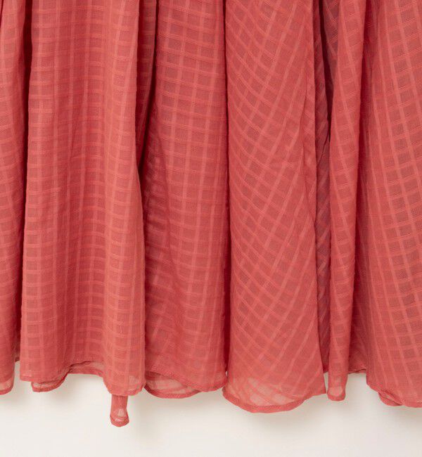 NOLLEY'S sophi「【WALANCE/ワランス】natural dye sheer cotton check flare スカート」|スカート|