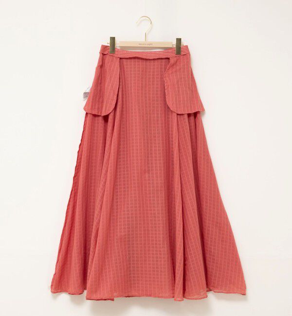 NOLLEY'S sophi「【WALANCE/ワランス】natural dye sheer cotton check flare スカート」|スカート|