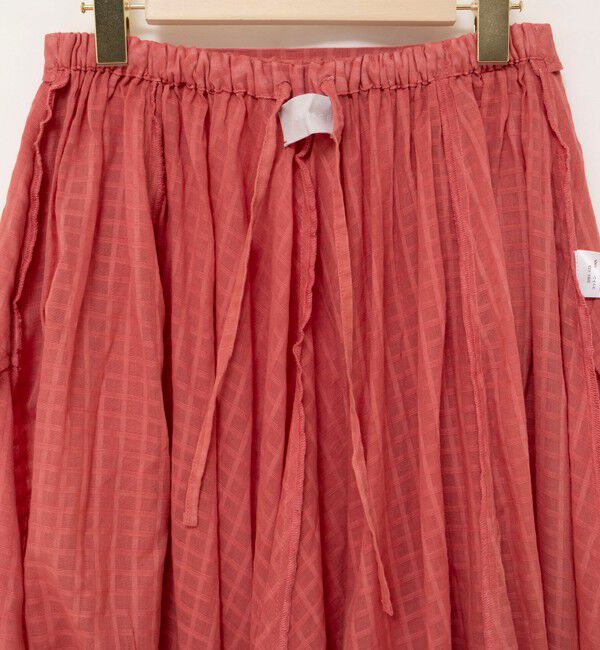 NOLLEY'S sophi「【WALANCE/ワランス】natural dye sheer cotton check flare スカート」|スカート|