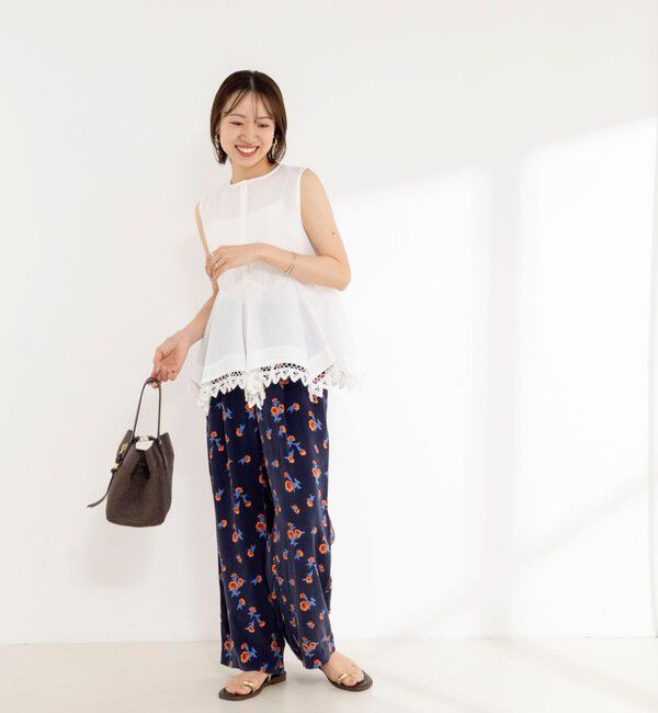 NOLLEY'S「【MARILYN MOON/マリリーンムーン】2WAY handkerchief hem blouse」|シャツ・ブラウス|