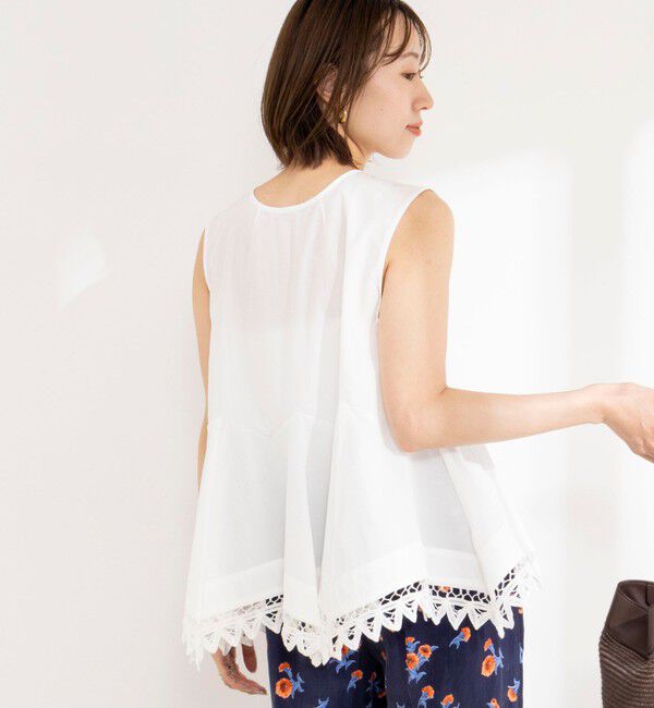 NOLLEY'S「【MARILYN MOON/マリリーンムーン】2WAY handkerchief hem blouse」|シャツ・ブラウス|