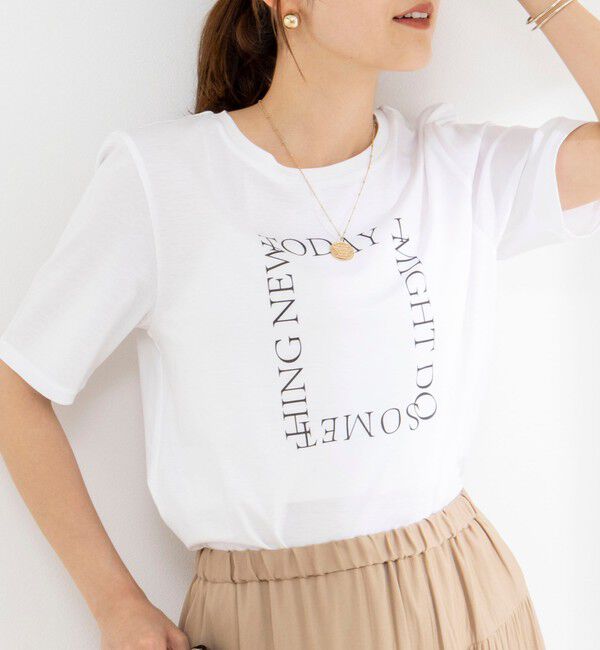 NOLLEY'S「ウォッシャブルプリントT」|Tシャツ・カットソー|