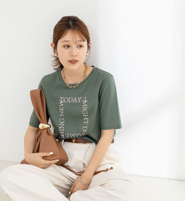 NOLLEY'S「ウォッシャブルプリントT」|Tシャツ・カットソー|