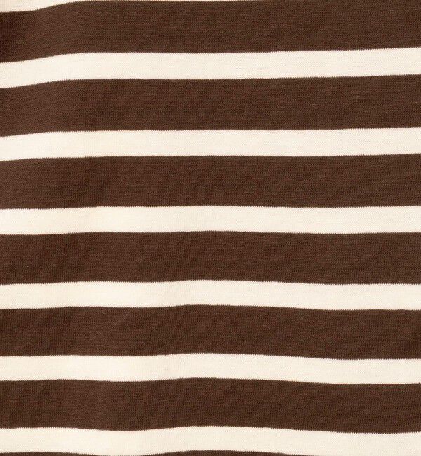 NOLLEY'S「【BECシリーズ】ウォッシャブルオープンカラーボーダーコクーンT」|Tシャツ・カットソー|
