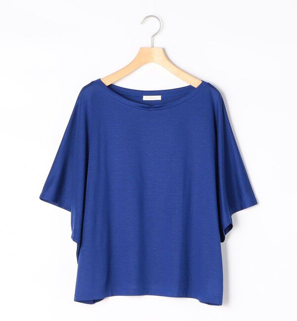 NOLLEY'S「《接触冷感》ウォッシャブルハリジェンヌケーププルオーバー」|Tシャツ・カットソー|