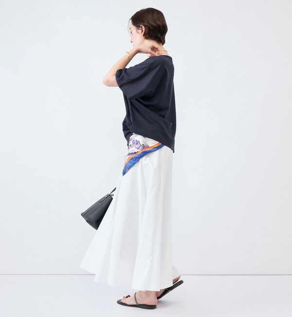 NOLLEY'S「《接触冷感》ウォッシャブルハリジェンヌケーププルオーバー」|Tシャツ・カットソー|