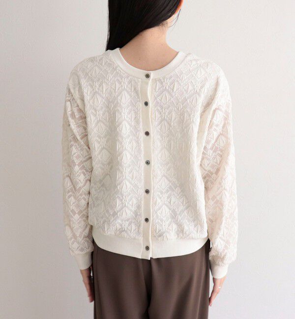 fredy emue「ストレッチレース2WAYプルオーバー」|Tシャツ・カットソー|