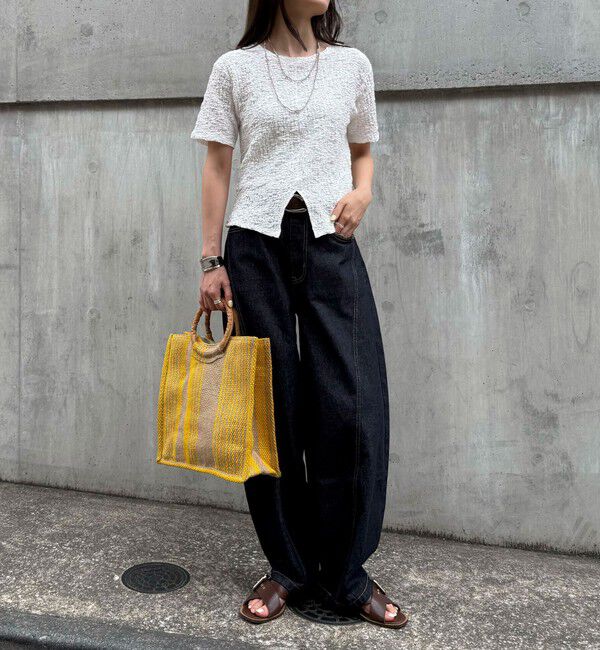 fredy emue「ぽこぽこ2WAYスリットプルオーバー」|Tシャツ・カットソー|
