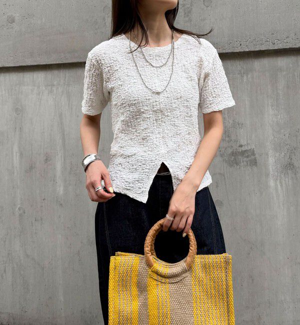 fredy emue「ぽこぽこ2WAYスリットプルオーバー」|Tシャツ・カットソー|