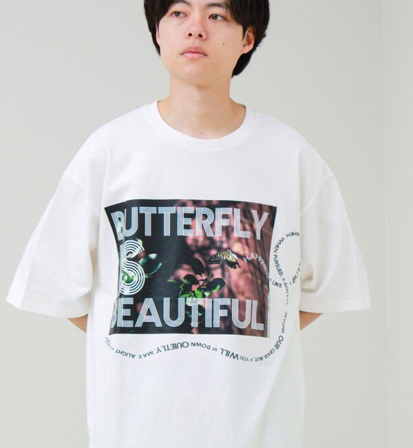GLOSTER「【1枚でキマる主役TEE】フォト&times;メッセージプリントTEE」|Tシャツ・カットソー|