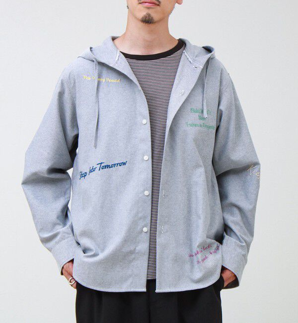 GLOSTER「【大好評企画】Message メッセージ刺繍 フードオックスシャツ パート3」|シャツ・ブラウス|
