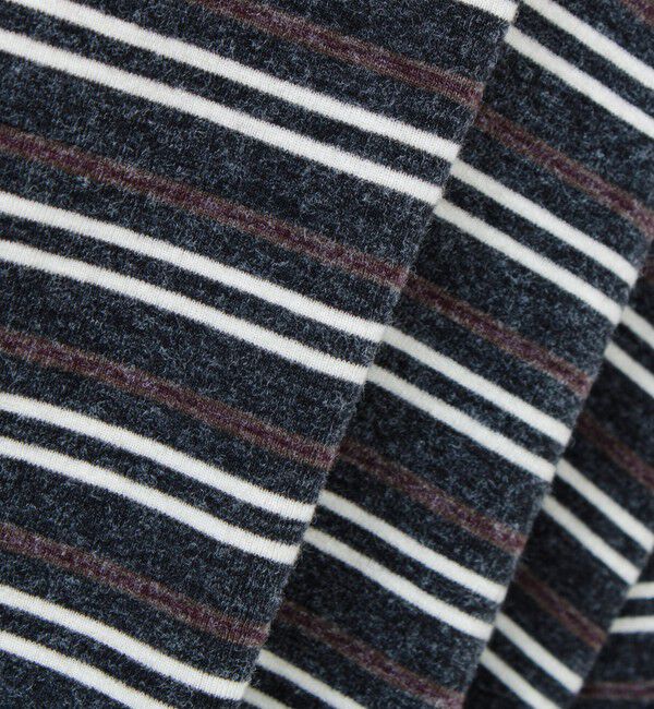 GLOSTER「【GEVACO/ゲバコ】ヘンリーネックボーダー ロングスリーブTシャツ」|Tシャツ・カットソー|