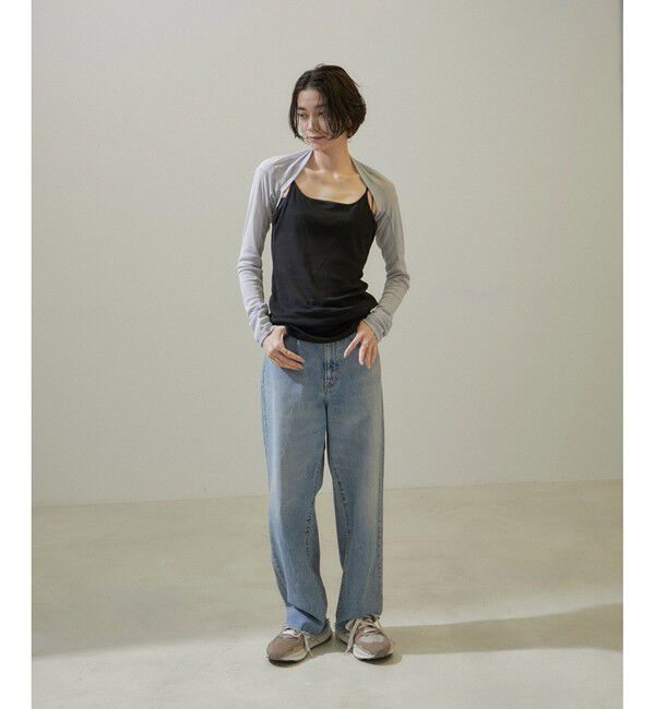 SALON adam et rope'「nu=layerキャットイヤーキャミソール/キャミワンピース」|キャミソール|