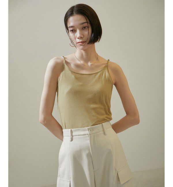 SALON adam et rope'「nu=layerキャットイヤーキャミソール/キャミワンピース」|キャミソール|