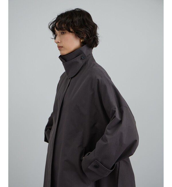 SALON adam et rope'「tacca テントシルエットステンカラーコート」|ステンカラーコート|