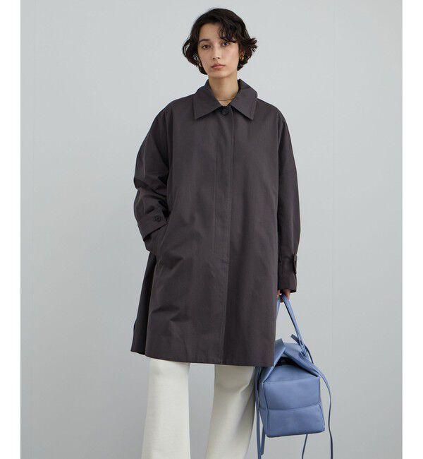 SALON adam et rope'「tacca テントシルエットステンカラーコート」|ステンカラーコート|