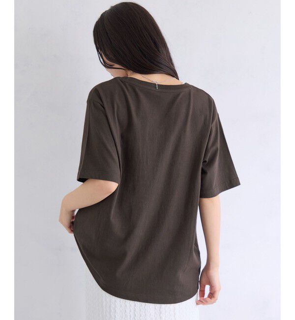 VIS「レースレイヤードロゴ半袖Tシャツ」|Tシャツ・カットソー|