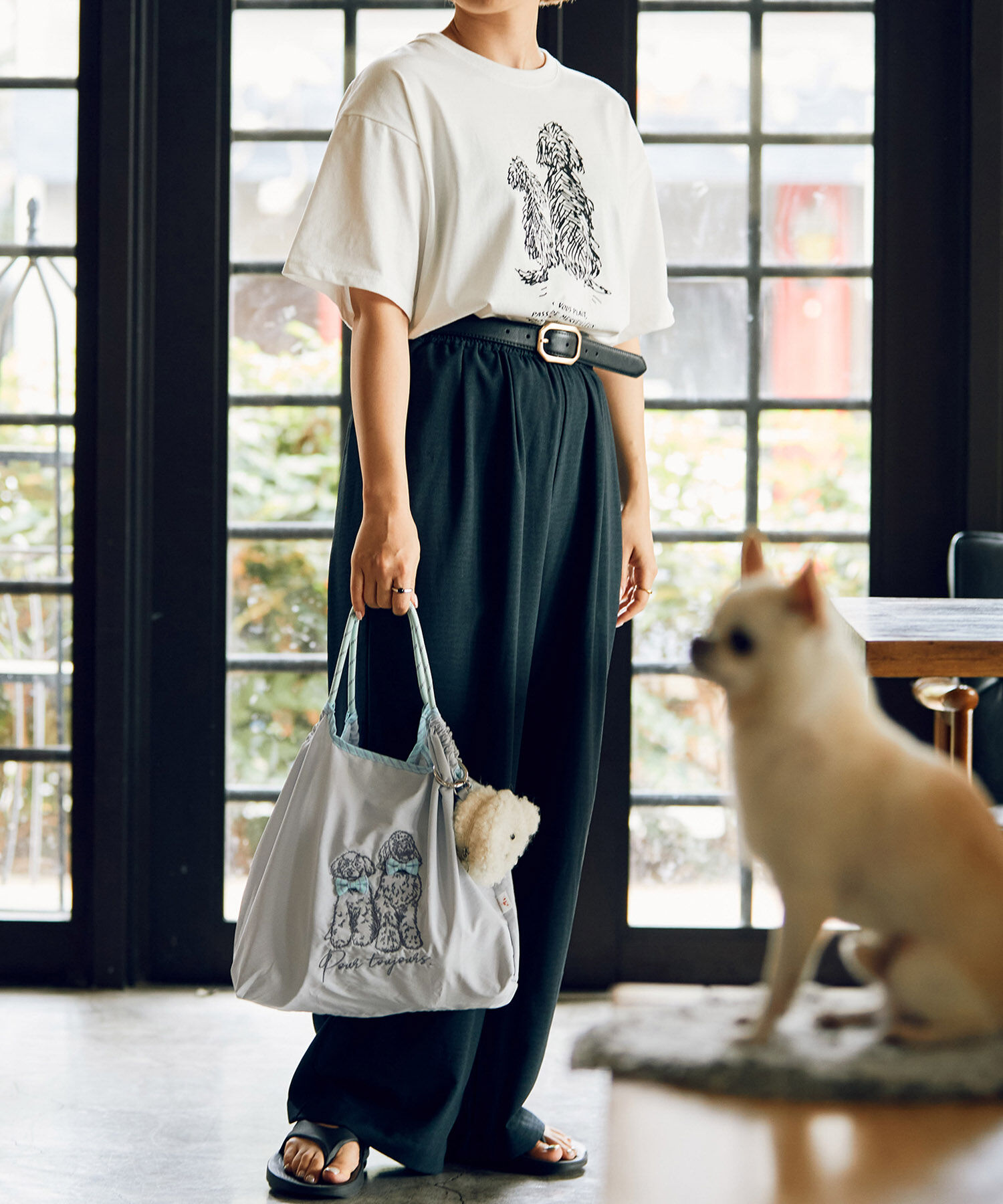 ROPE PICNIC PASSAGE「【comif(コミフ)&times;ROPE' PICNIC】刺繍トートバッグ」|トートバッグ|