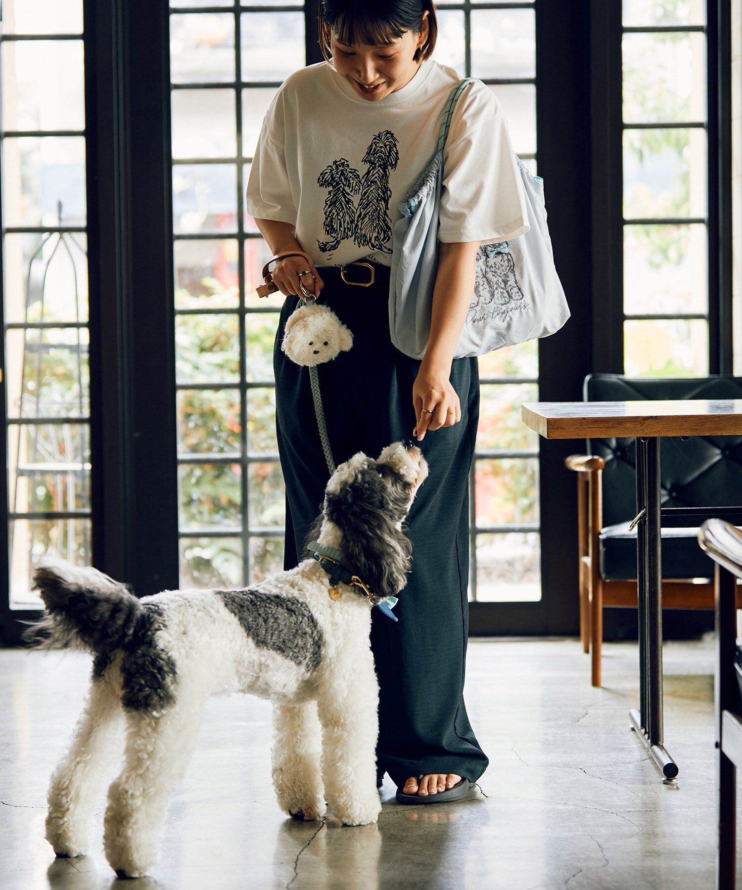 ROPE PICNIC PASSAGE「【comif(コミフ)&times;ROPE' PICNIC】刺繍トートバッグ」|トートバッグ|