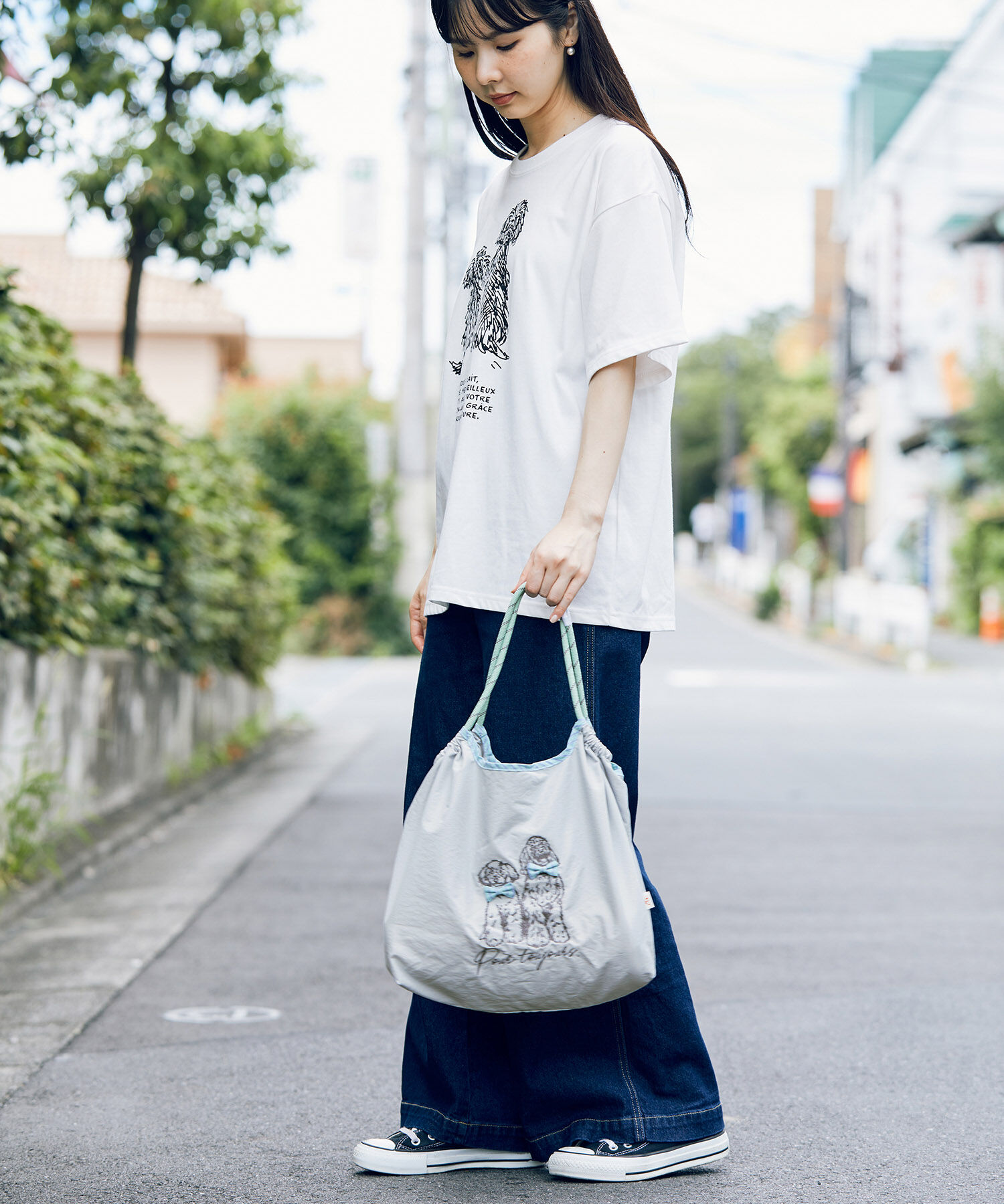 ROPE PICNIC PASSAGE「【comif(コミフ)&times;ROPE' PICNIC】刺繍トートバッグ」|トートバッグ|