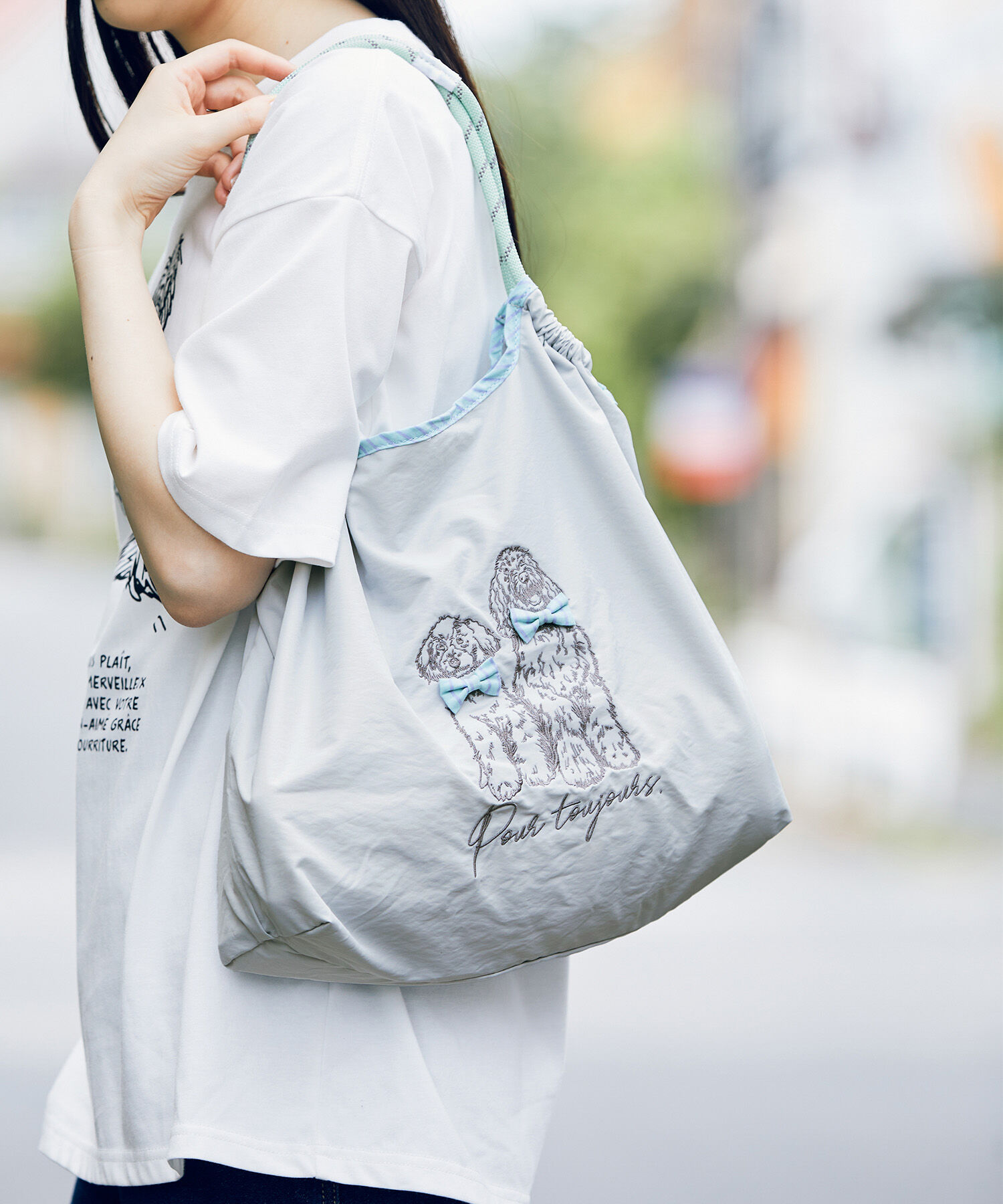 ROPE PICNIC PASSAGE「【comif(コミフ)&times;ROPE' PICNIC】刺繍トートバッグ」|トートバッグ|