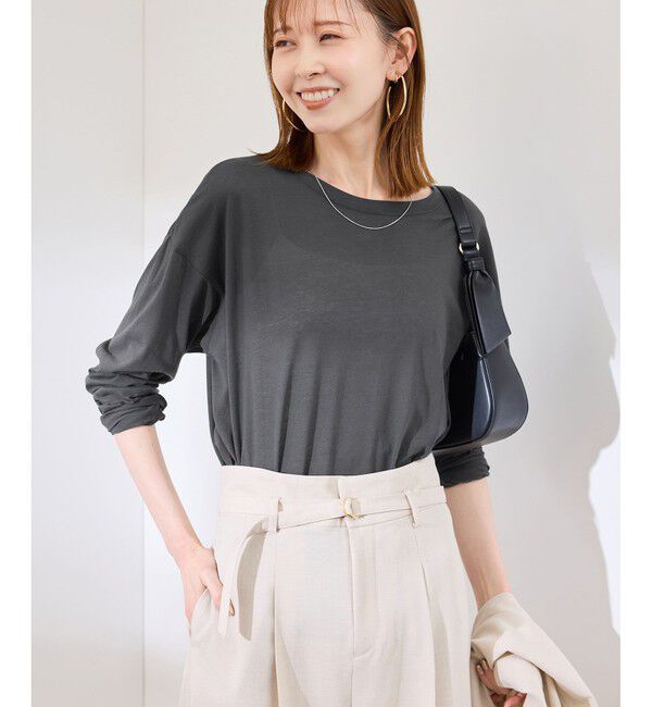 Rope&rsquo;Picnic「シアーロングTシャツ」|Tシャツ・カットソー|